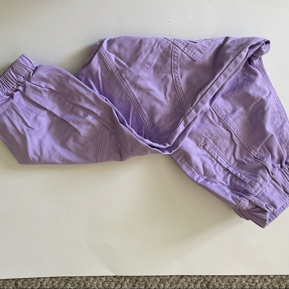 Purple Cargo Pants